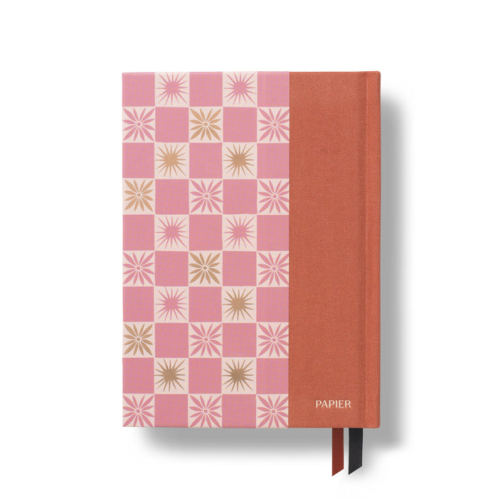 Guided Gratitude Journal, A6 Fabric - Starbursts