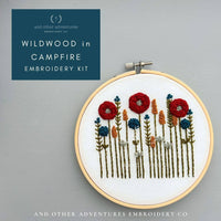 Hand Embroidery Kit - Wildwood in Campfire