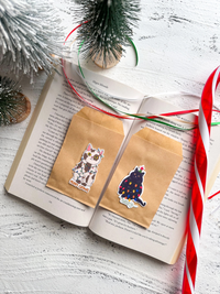 Merry Catmas BLACK CAT Sticker