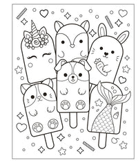 Mangatopia: Puppies and Popsicles: A Playfully Sweet Coloring Book of Anime and Manga