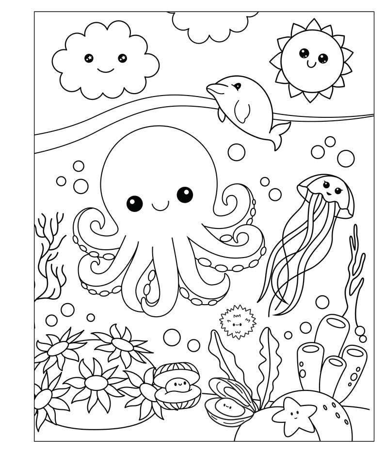 Mangatopia: Puppies and Popsicles: A Playfully Sweet Coloring Book of Anime and Manga
