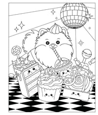 Mangatopia: Puppies and Popsicles: A Playfully Sweet Coloring Book of Anime and Manga