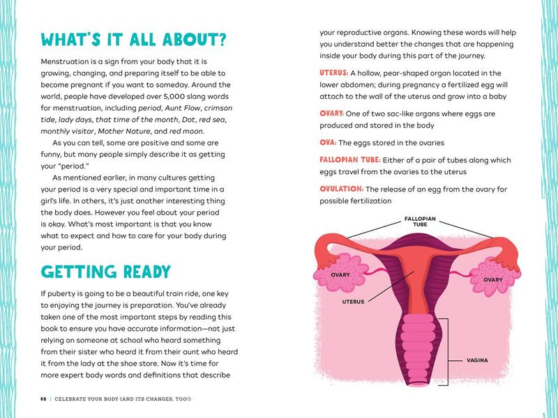 Celebrate Your Body (and Its Changes, Too!): The Ultimate Puberty Book for Girls
