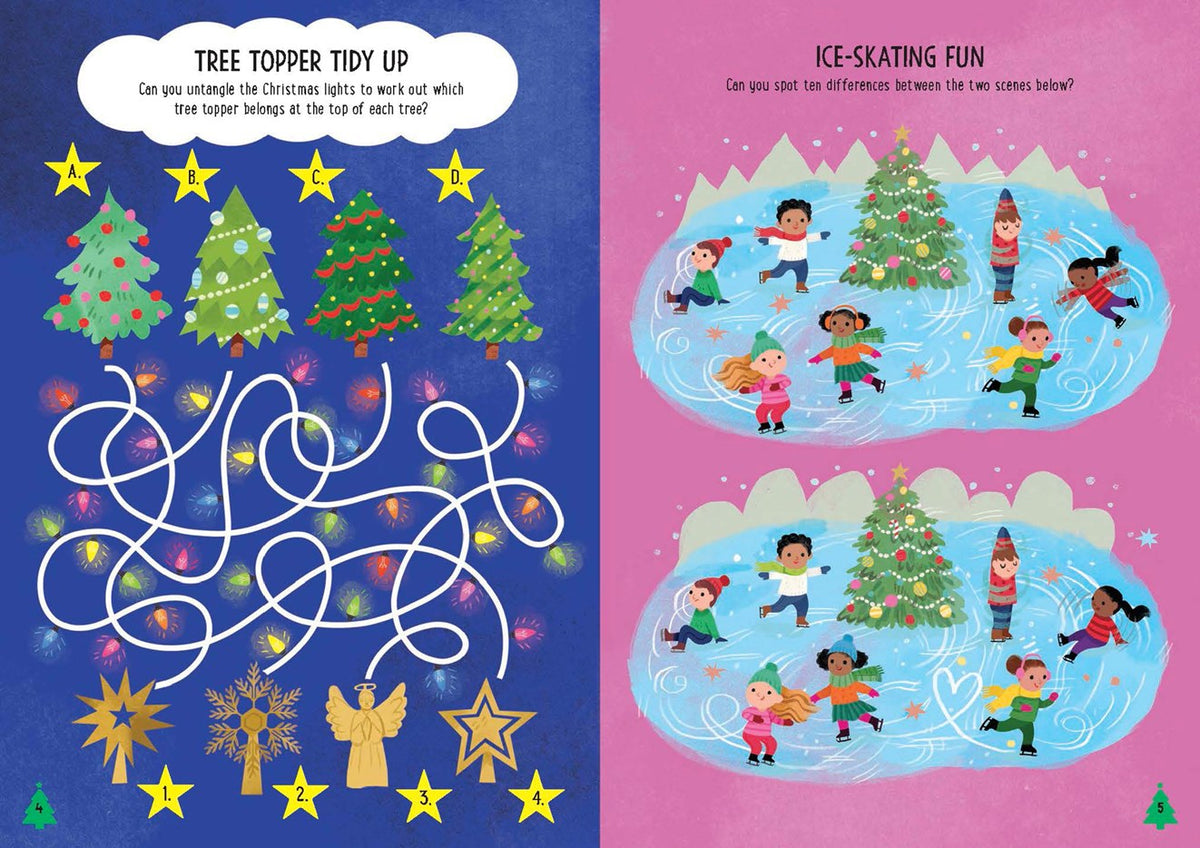 The Tree-mendous Christmas Activity Book: Filled with mazes, spot-the-difference puzzles, matching pairs and other fun festive games