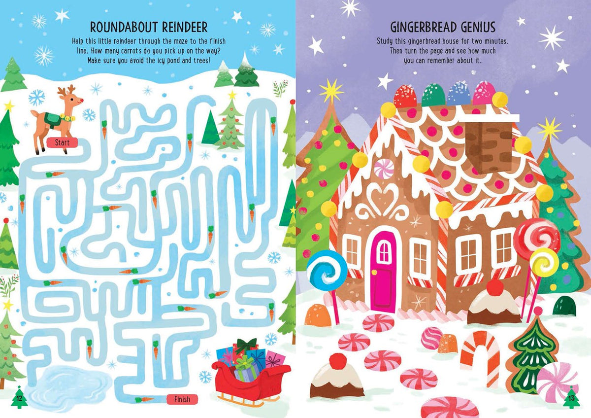 The Tree-mendous Christmas Activity Book: Filled with mazes, spot-the-difference puzzles, matching pairs and other fun festive games