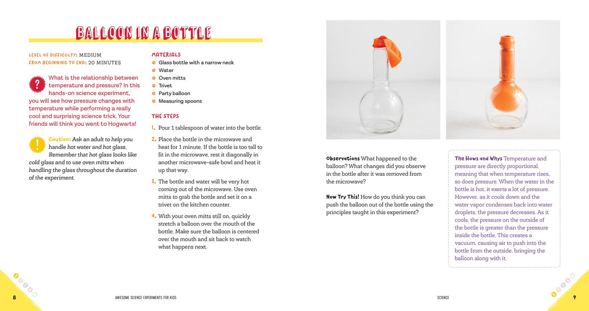 Awesome Science Experiments for Kids: 100+ Fun STEM / STEAM Projects and Why They Work (Awesome STEAM Activities for Kids)