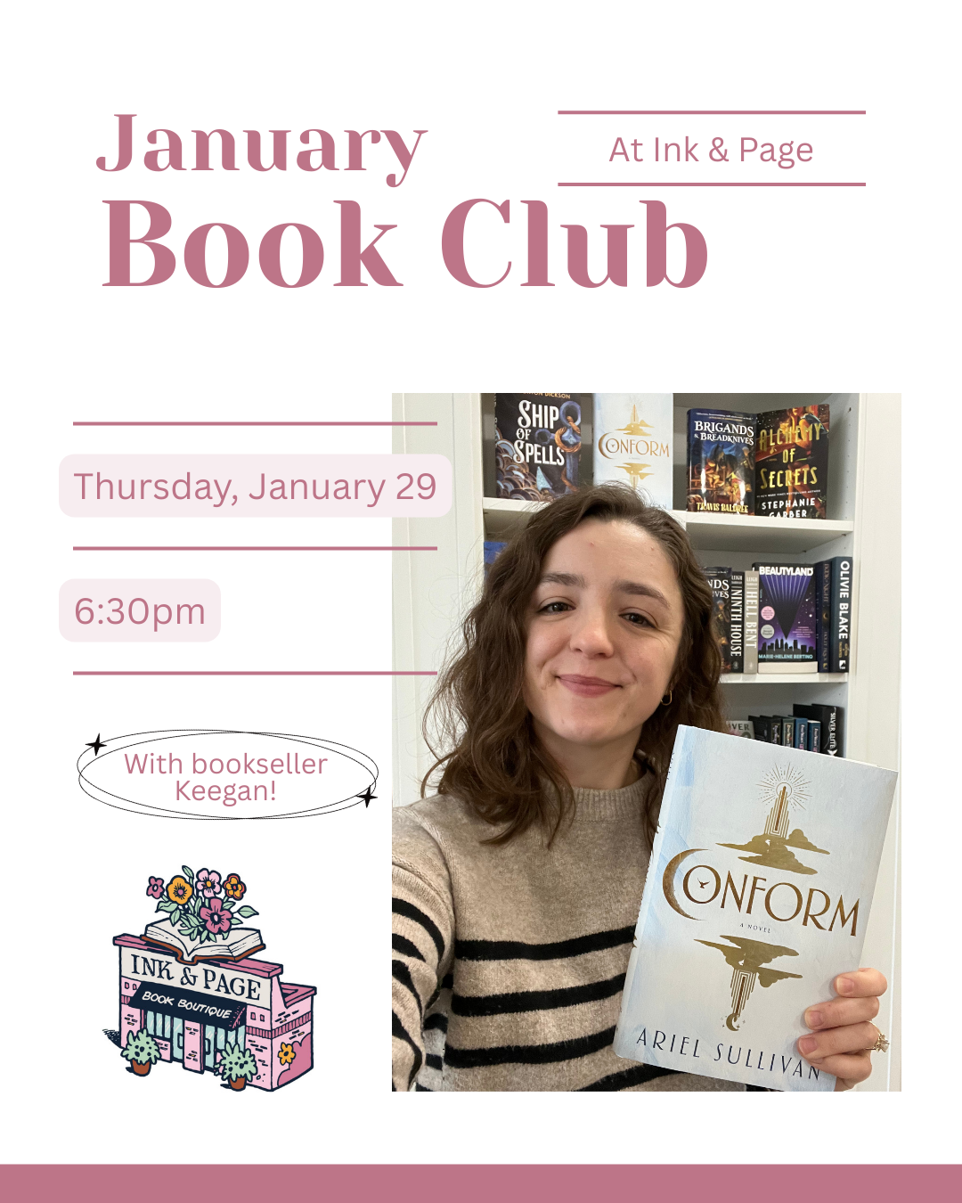 January Book Club with Keegan!