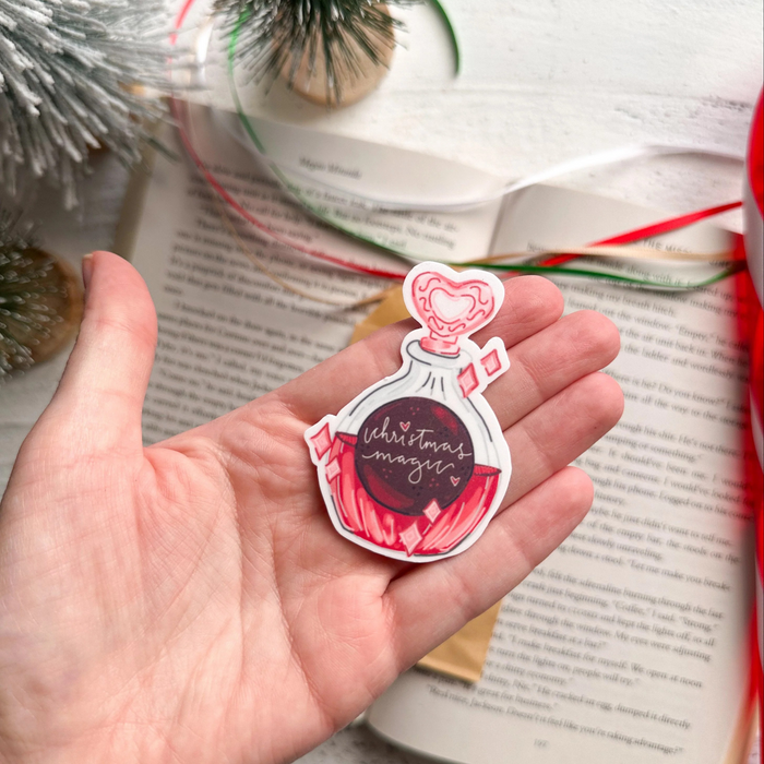 Bottled Christmas Magic Sticker